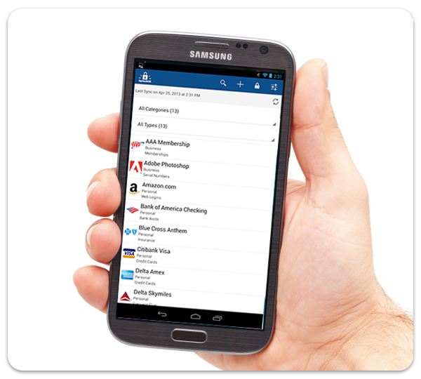 SplashID Safe for Android